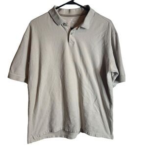 Columbia Tan Polo Shirt size Large